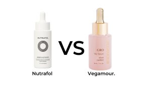 Vegamour Gro Hair Serum vs. Nutrafol Growth Activator Serum